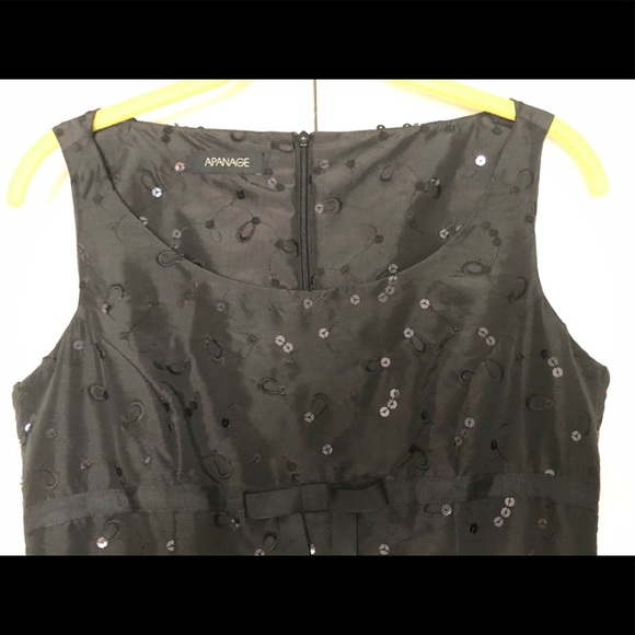 Apanage Party Sequins Dress size S Embellished evening prom formal embroidered - Picture 10 of 12